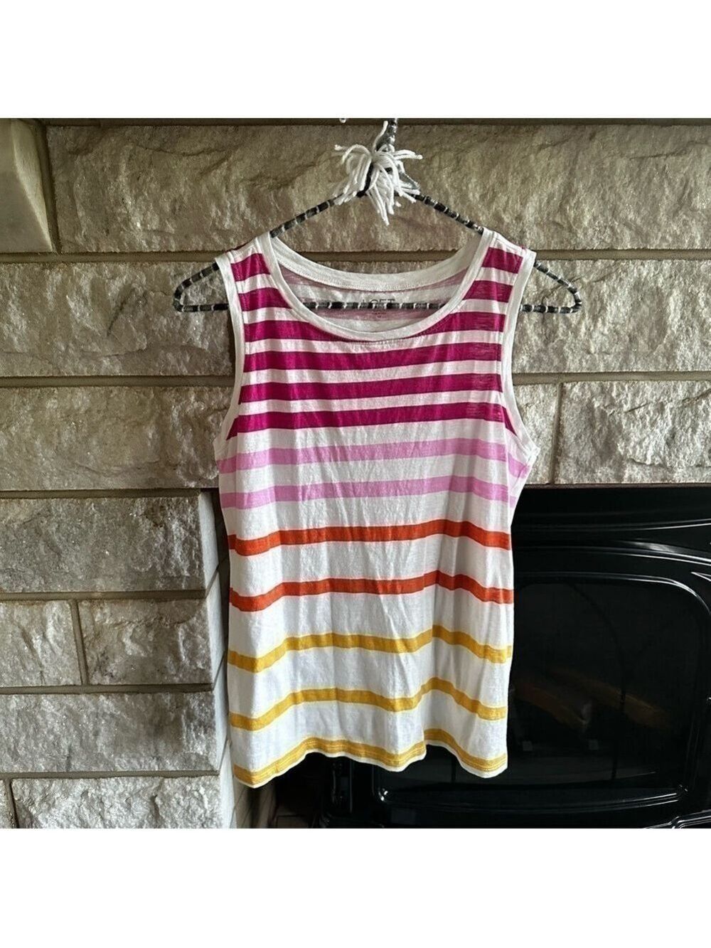 *5 for $45* LOFT Outlet Striped Cotton Tank Top XS